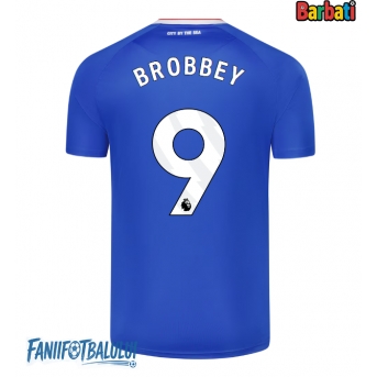 Sunderland Brian Brobbey #9 Tricou Fotbal Replică 2025-26 Barbati Deplasare